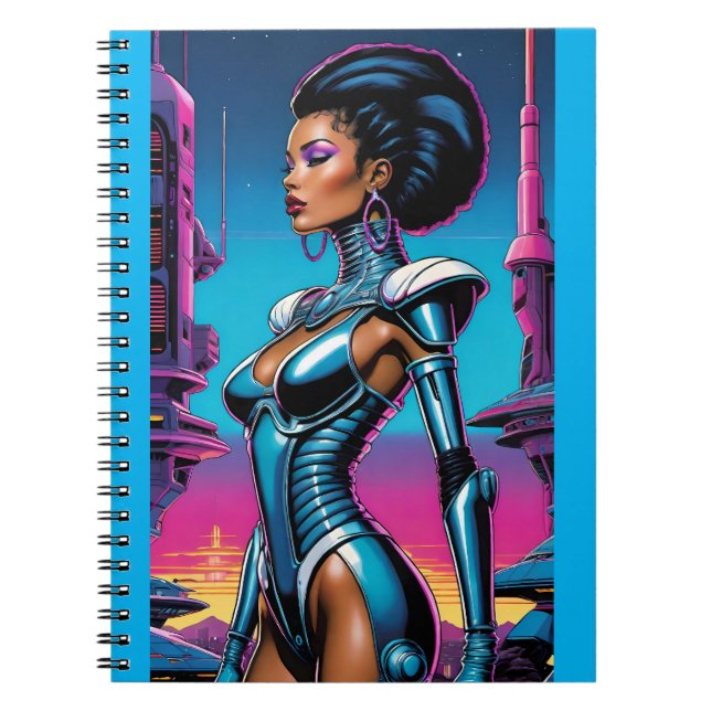 Afrofuturism Four Ken Gauge Sci-Fi Notebook (Front)