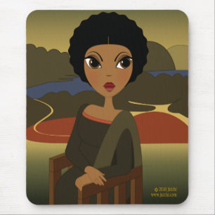Afro'na Lisa Mousepad