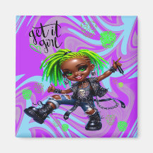 Afropunk Get It Girl Magnet