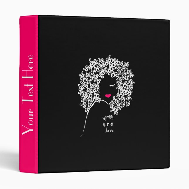 Afros sont classeur d'amour (Devant/Côté)