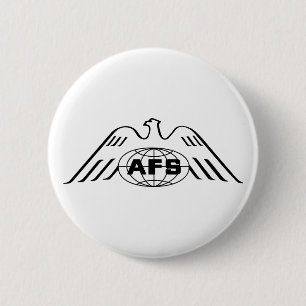 AFS Logo 1969 Round Button, Large, 3 Inch 2 Inch Round Button