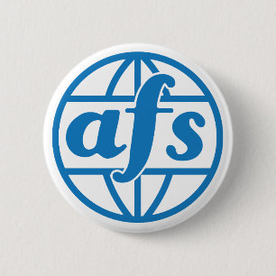 AFS Logo 1972 Round Button, Large, 3 Inch 2 Inch Round Button