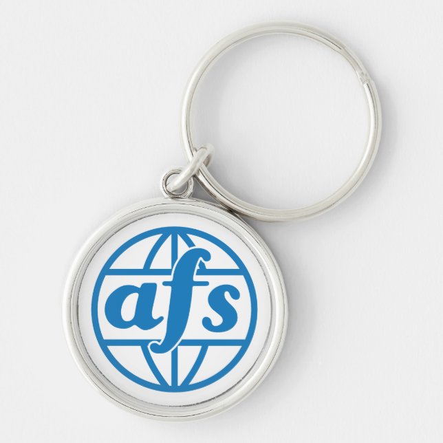 AFS Logo 1972 Round Keychain, Small (1.44") Keychain (Front)