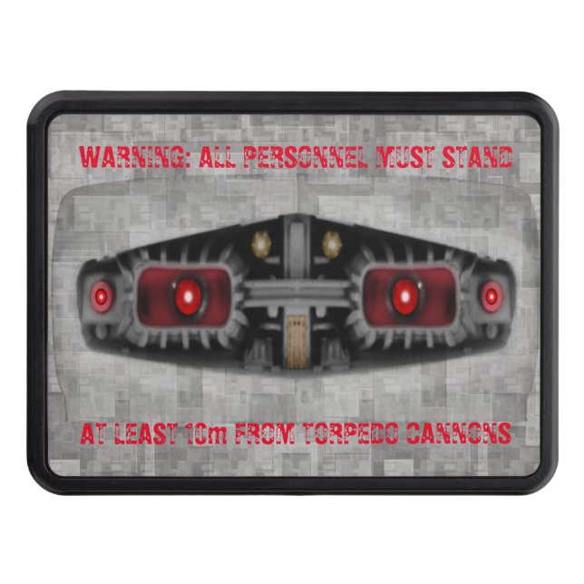Aft Torpedo Cannon Sci-fi Hitch Cover (Front)