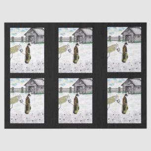 After a Horse Ride Tissue Paper