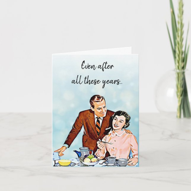 After All These Years Anniversary Card (Front)