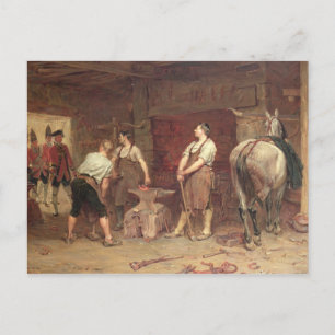After Culloden: Rebel Hunting (oil on canvas) Postcard