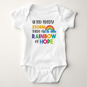 After Every Storm There Is A Rainbow Of Hope Baby Bodysuit