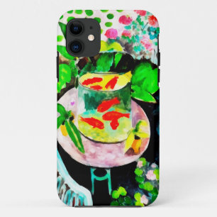 after Henri Matisse, The Goldfish, digital drawing iPhone 11 Case