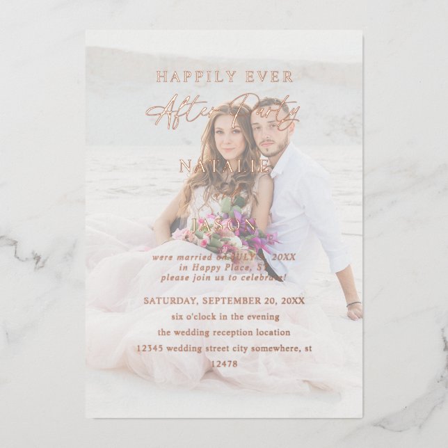 After Party Photo Wedding Reception - Full (Front)