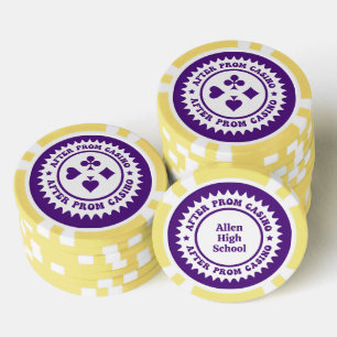 After Prom Custom Poker Chips