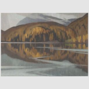 After RainLandscape Painting by A J Casson Tissue Paper