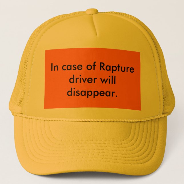 After Rapture Driver Hat (Front)