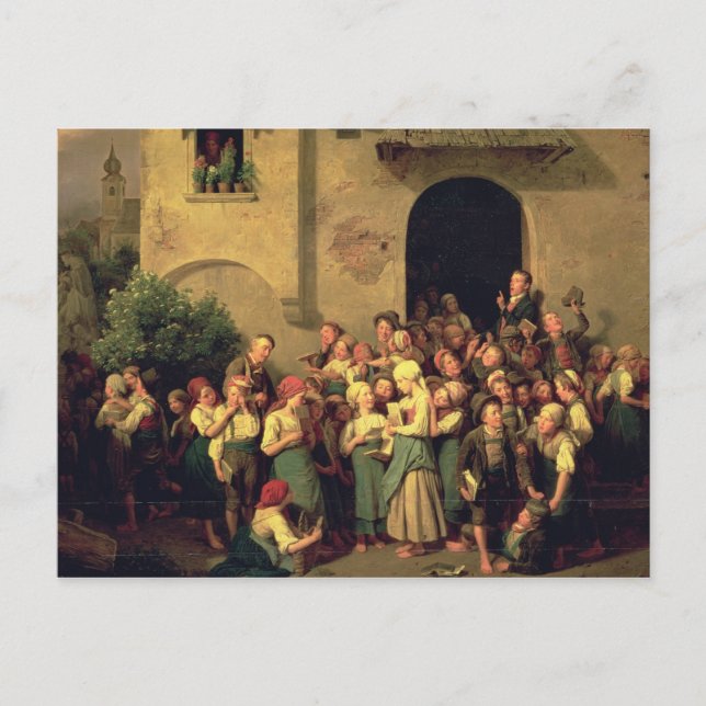 After School, 1844 Postcard (Front)