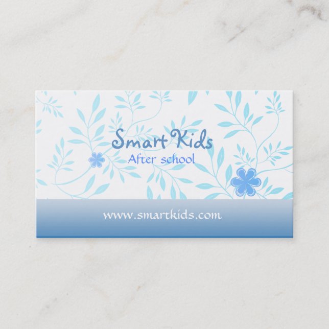 After School Business Cards (Front)