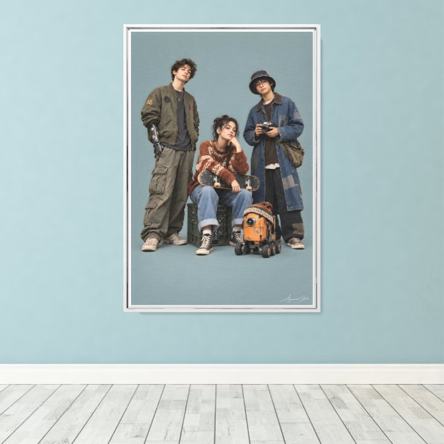 After School Canvas Print (Insitu(Wood Floor))