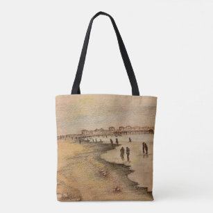 After Sunset, FL. in Pencil Print  Tote Bag