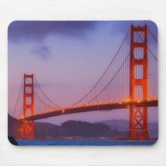 After sunset out at Baker Beach Mouse Pad (Front)