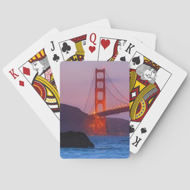 After sunset out at Baker Beach Playing Cards (Back)