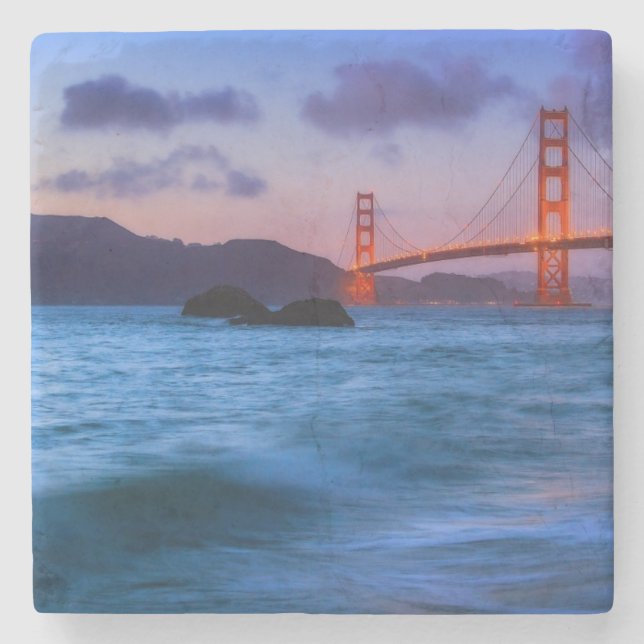 After sunset out at Baker Beach Stone Coaster (Front)