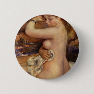 'After the Bath' 2 Inch Round Button