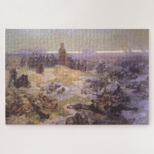 After the Battle of Grunwald - Alphonse Mucha  Jigsaw Puzzle