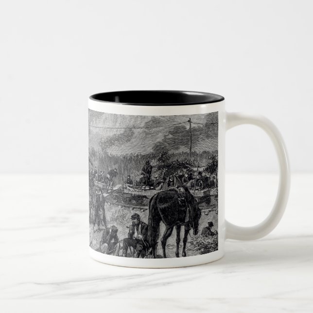 After the Battle of Seven Pines Two-Tone Coffee Mug (Right)