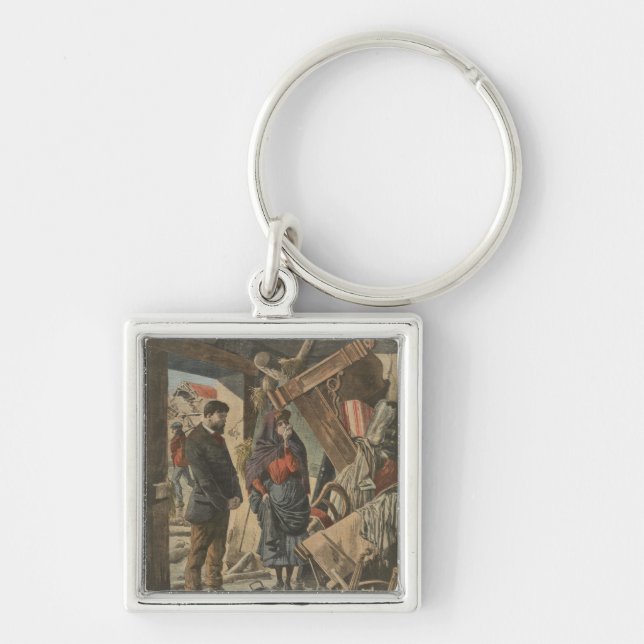 After the disaster fro  'Le Petit Journal' Keychain (Front)
