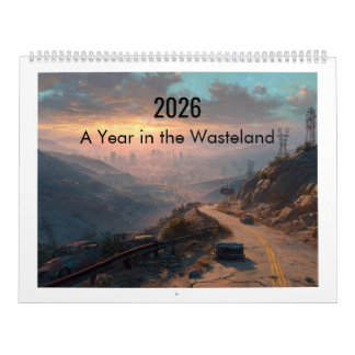 After the End Wasteland Art Post Apocalyptic Calendar