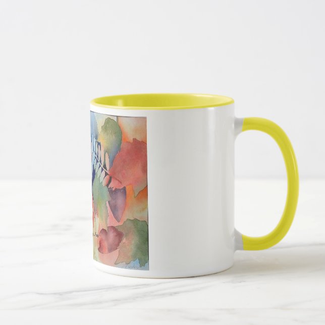 "After The Fall" - a watercolor by J. Fischer Mug (Right)