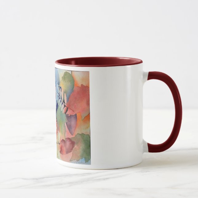 "After The Fall" - a watercolor by J. Fischer Mug (Right)