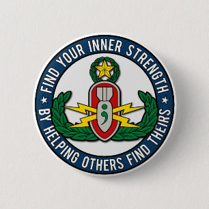 After the Long Walk 2 Inch Round Button