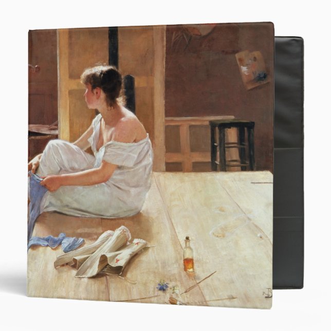 After the Pose, 1884 Binder (Front/Inside)