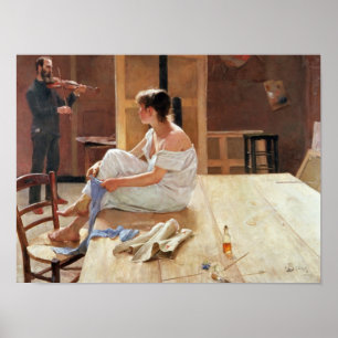 After the Pose, 1884 Poster