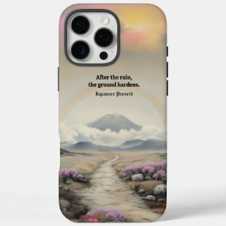 After the Rain (Japanese Watercolor Landscape Art) iPhone 16 Pro Max Case