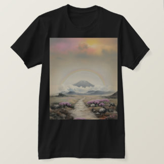 After the Rain (Japanese Watercolor Landscape Art) T-Shirt