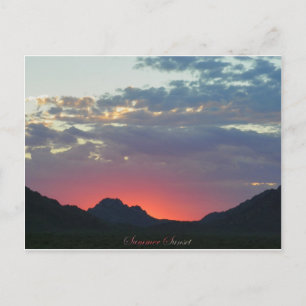 After The Rain Sunset Postcard