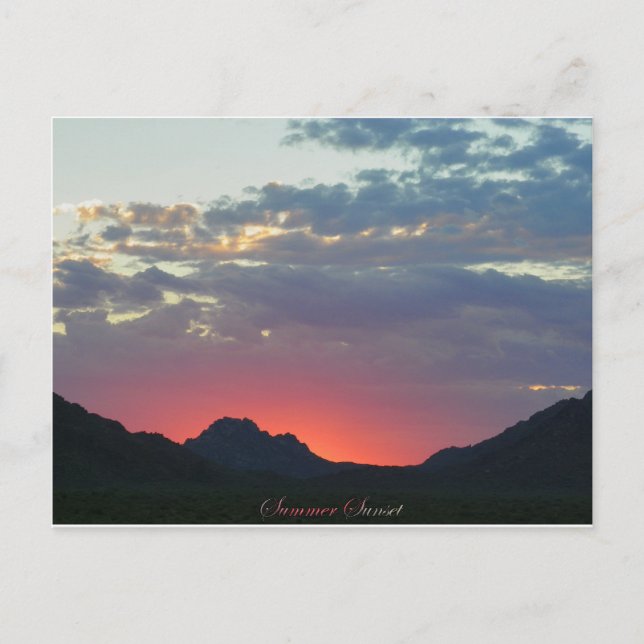 After The Rain Sunset Postcard (Front)