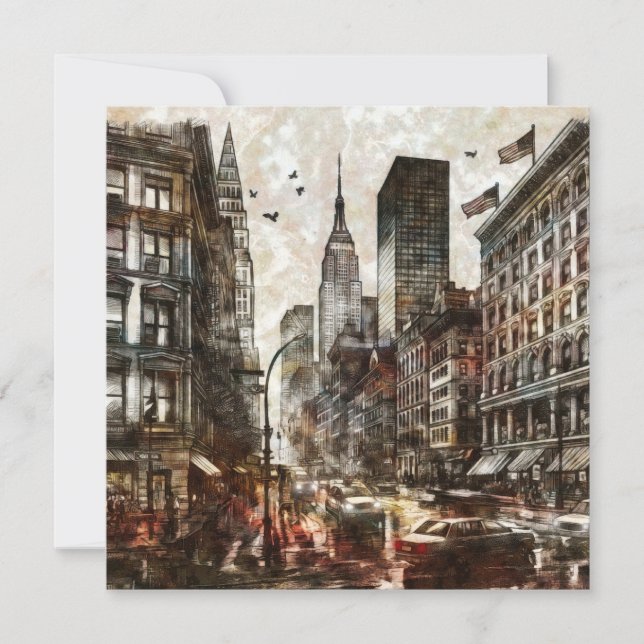 After the Rains Card (Front)