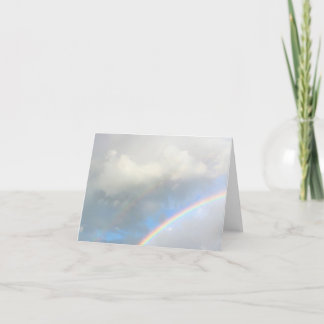 After the Storm Rainbow Holiday Card