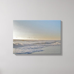 After The Storm - Sunlight On the Waves Canvas Print