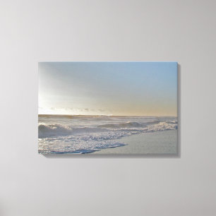 After The Storm - Sunlight On the Waves Canvas Print