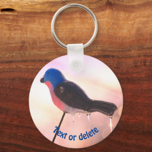 After The Storm Winter Nature Personalized Keychain