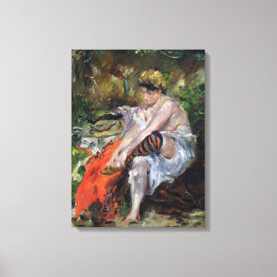 After The Swim, 1906 Canvas Print