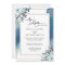 After the Wedding, Blue Watercolor Floral 