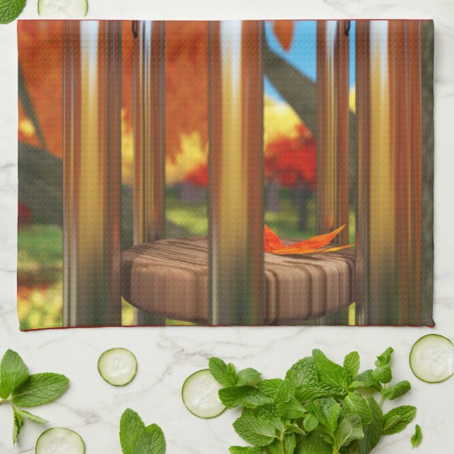 After the Wind Kitchen Towel (Folded)