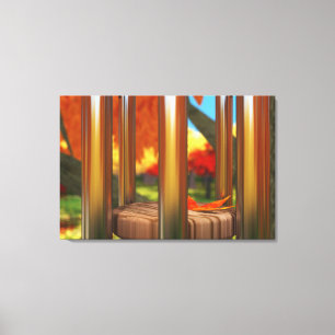 After the Wind Wrapped Canvas