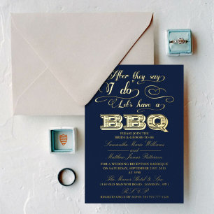 After They Say I Do, Lets Have A BBQ! Wedding Real