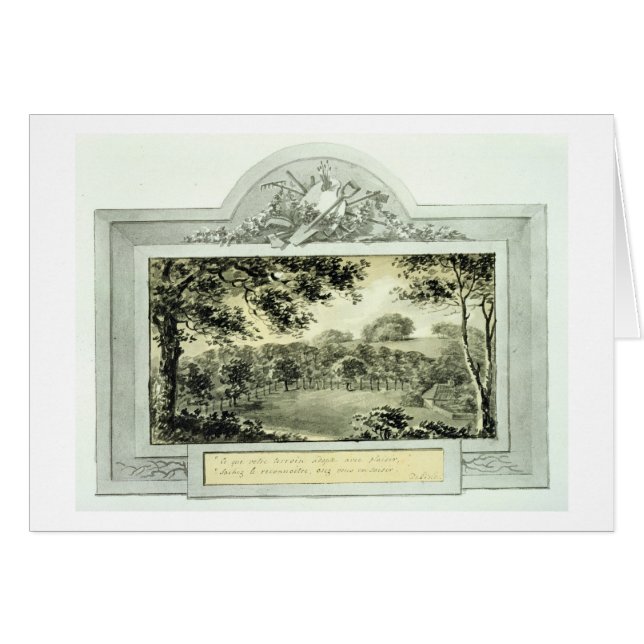 'After' view of the grounds, from the Red Book for (Front Horizontal)