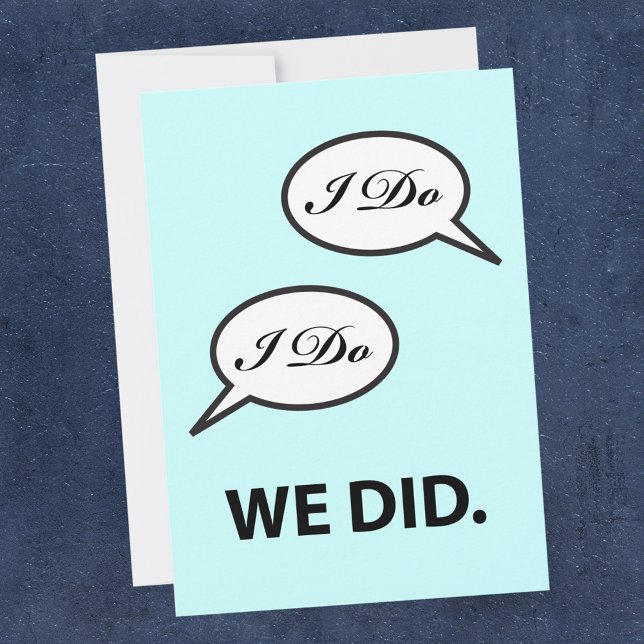 After Wedding Party I Do I Do We Did Invitation (Creator Uploaded)